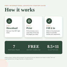 Load image into Gallery viewer, Free International Adoption Starter Guide | Printable PDF