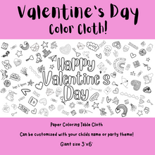 Load image into Gallery viewer, Valentine&#39;s Day Coloring Cloth