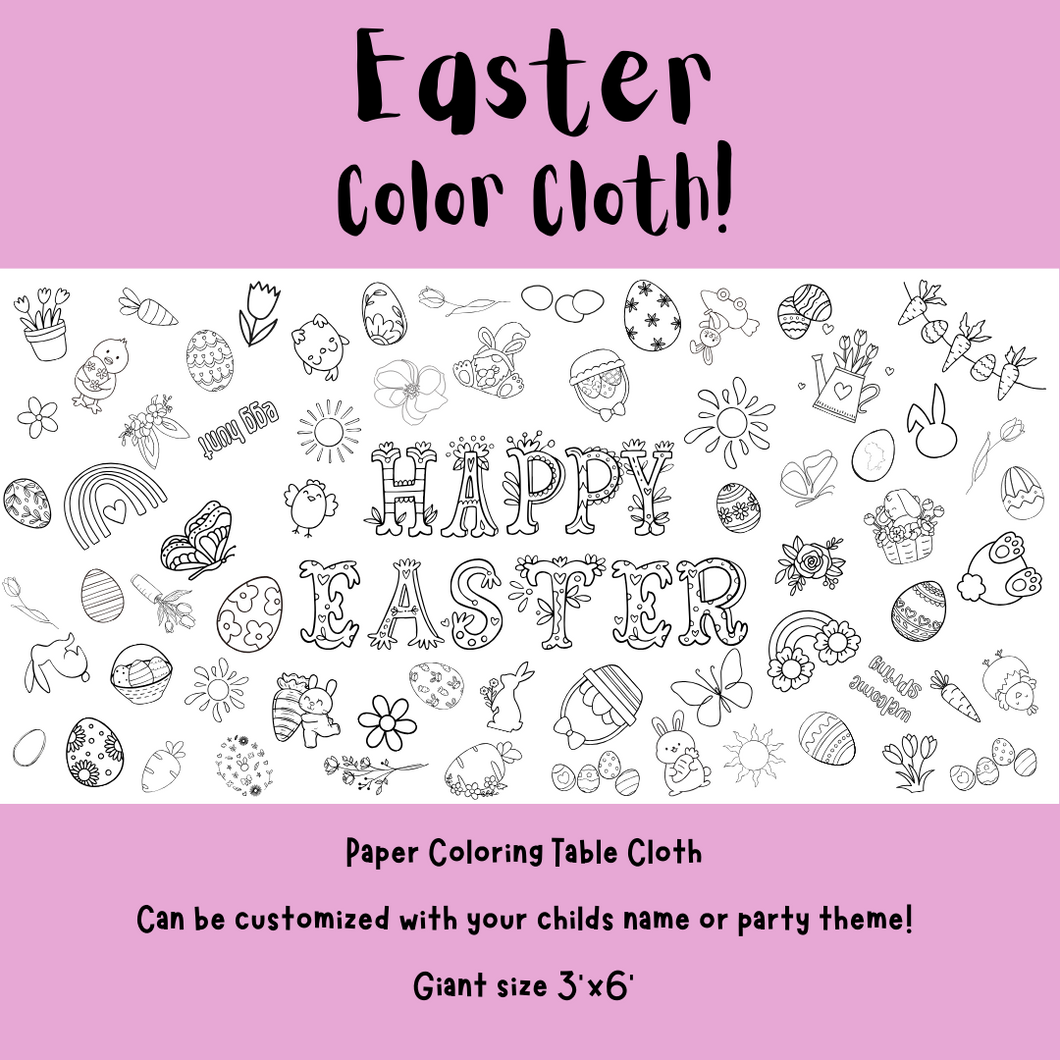 Easter Coloring Cloth