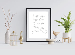 Personalized Handwritten Digital File