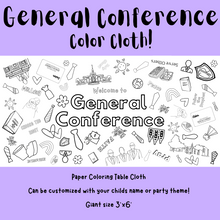 Load image into Gallery viewer, General Conference Coloring Cloth