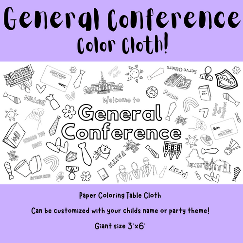 General Conference Coloring Cloth