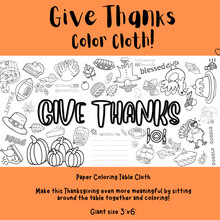 Load image into Gallery viewer, Give Thanks Coloring Cloth