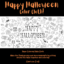 Load image into Gallery viewer, Happy Halloween Coloring Cloth