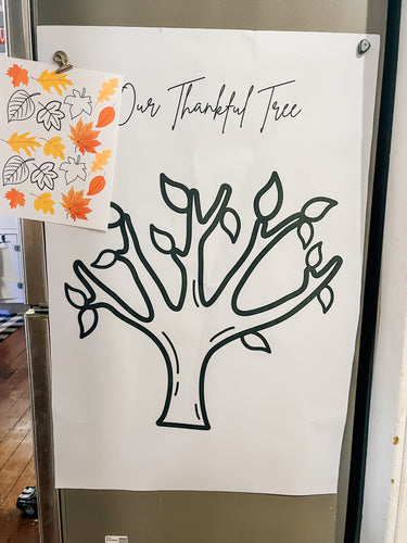 Thankful Tree with Leaves *Instant Download*