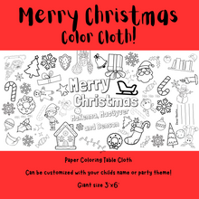 Load image into Gallery viewer, Merry Christmas Coloring Cloth