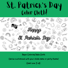 Load image into Gallery viewer, St. Patrick&#39;s Day Coloring Cloth