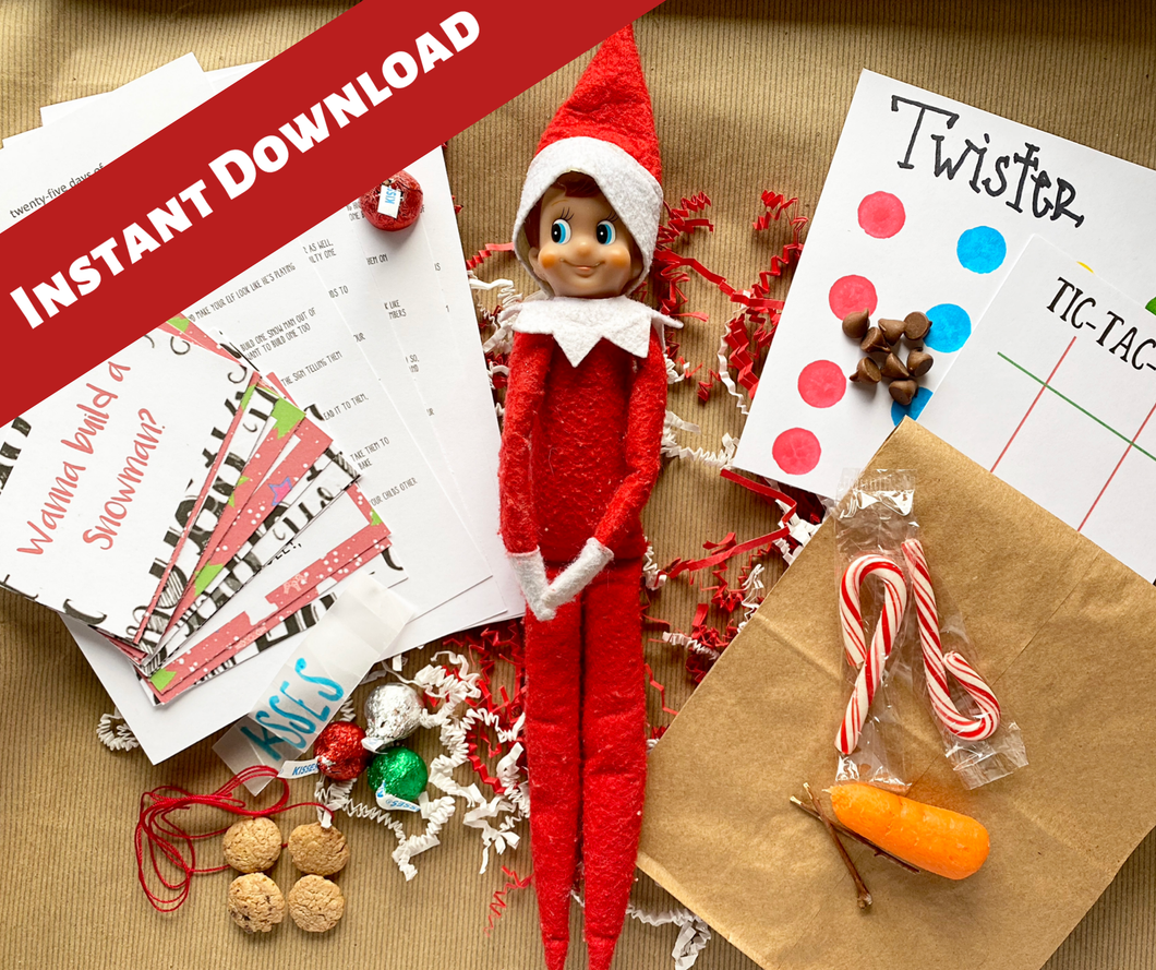 **Instant Download** Elf on the Shelf Kit- 24 ideas for each night, plus 3 bonus ideas