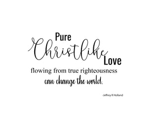 Christlike Love, 5x7, 8x10, 11x14, Wall Print