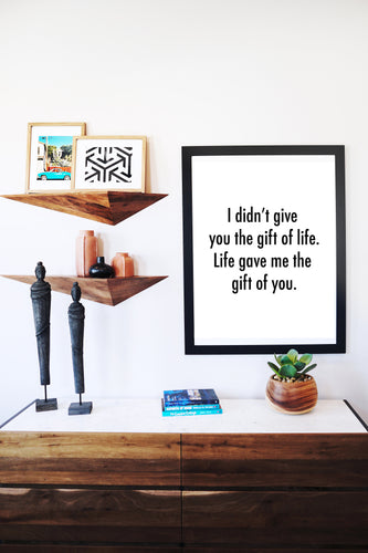 Gift of Life, 5x7, 8x10, 11x14, Wall Print