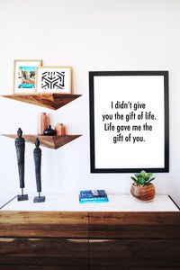 Gift of Life, 5x7, 8x10, 11x14, Wall Print