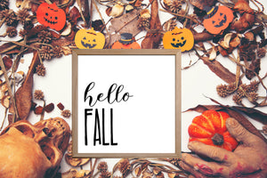 Hello Fall, 5x7, 8x10, 11x14, Wall Print