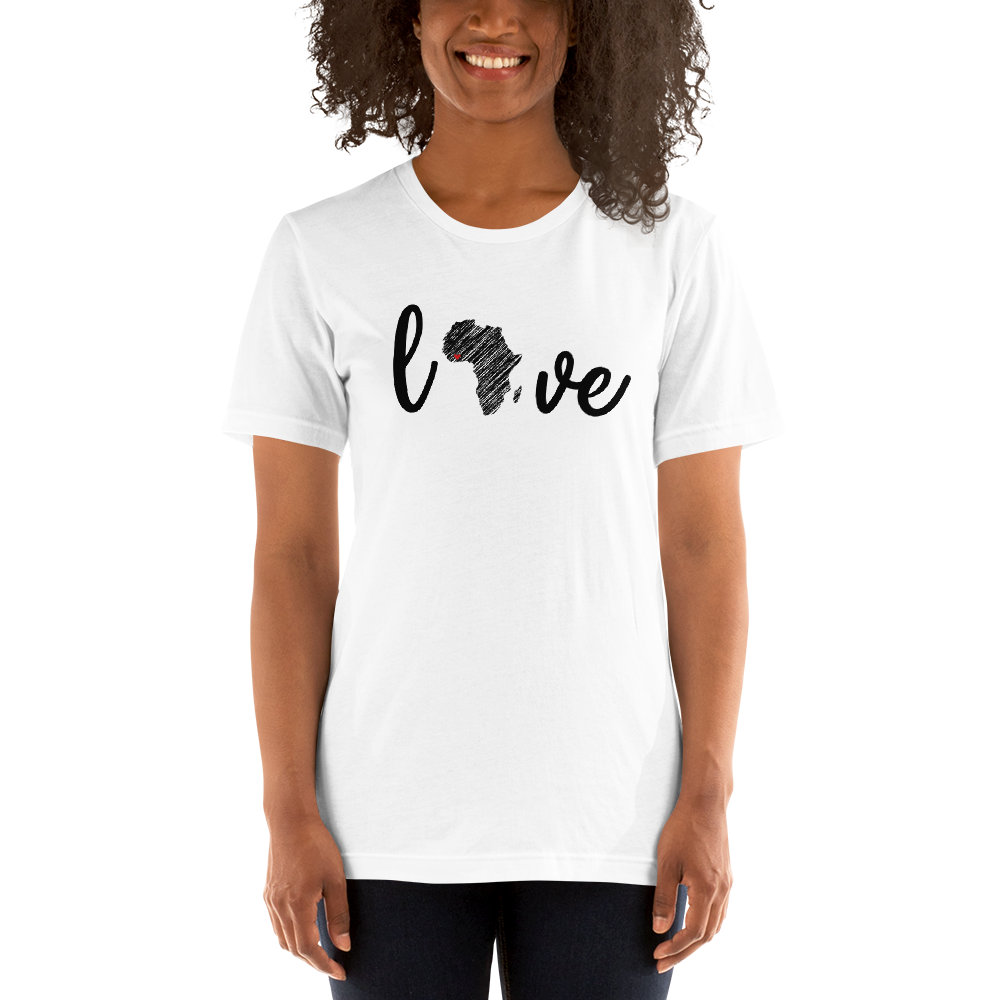 Love Africa- Bella Canvas T-shirt Unisex