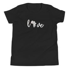 Load image into Gallery viewer, Love Africa- Youth Short Sleeve T-Shirt