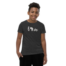 Load image into Gallery viewer, Love Africa- Youth Short Sleeve T-Shirt