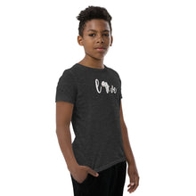 Load image into Gallery viewer, Love Africa- Youth Short Sleeve T-Shirt